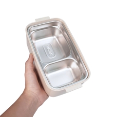 Hộp cơm 2 tầng Inox 304 Kalpen AR10 1.9L