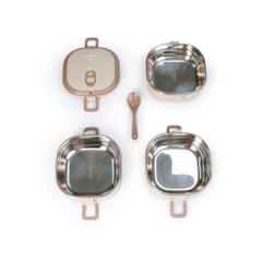 Hộp cơm 3 tầng Inox 304 Kalpen AR11 2.1L