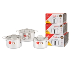 Nồi Inox 304 liền khối Kalpen Kampfer