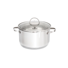 Bộ nồi chảo 4 món Inox 5 lớp đáy Kalpen Lermat L2Pro 18-22-26cm