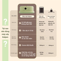 Máy sấy quần áo gấp gọn Kalpen CD68