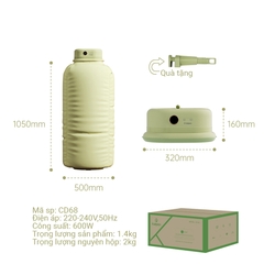 Máy sấy quần áo gấp gọn Kalpen CD68