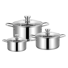 Bộ 3 nồi Inox 316 liền khối Kalpen Ritter RT1 16-20-24cm