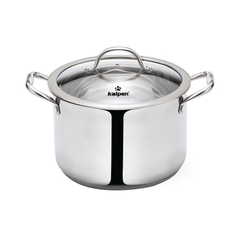 Bộ 3 nồi Inox 5 lớp đáy thành cao Kalpen Glanzer GL1 18-20-24cm