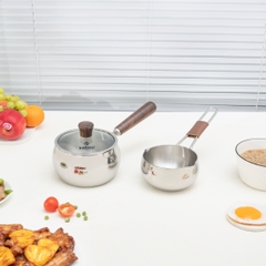 Quánh Inox 304 liền khối miệng rót Kalpen Baby Rinmer