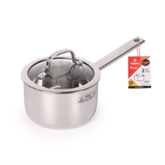 Quánh Inox 304 liền khối Kalpen Emer EM16 16cm