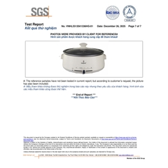 Nồi lẩu điện khay tháo rời Kalpen P11 4L