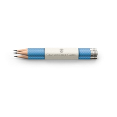 Bút Chì Graf Von Faber-Castell Pocket Pencils Guilloche Gulf Blue X3