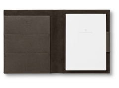 Sổ Da Graf Von Faber-Castell Writing Case A5 Cashmere Dark Brown