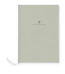Sổ Graf Von Faber-Castell Notebook A5 Linen Cover Sage Green
