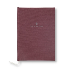 Sổ Graf Von Faber-Castell Notebook A5 Linen Cover Dark Bordeaux