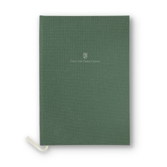 Sổ Graf Von Faber-Castell Notebook A5 Linen Cover Dark Green