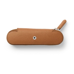 Bao Da 2 Bút Graf Von Faber-Castell Standard Zipper Case Epsom Cognac Brown