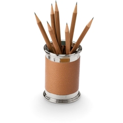 Hộp Đựng Bút Để Bàn Graf Von Faber-Castell Pen Holder Epsom Cognac Brown 118521