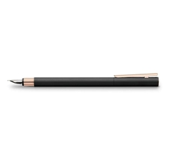 Bút Máy Faber-Castell Neo Slim Metal Black Matte & Rose Gold