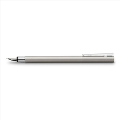 Bút Máy Faber-Castell Neo Slim Stainless Steel Silver Matte