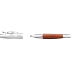 Bút Dạ Bi Faber-Castell E-Motion Pearwood Chrome