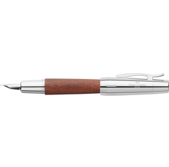 Bút Máy Faber-Castell E-Motion Pearwood Chrome