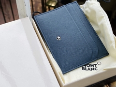 Ví đựng thẻ Montblanc Sartorial Pocket 5CC Navy 128596