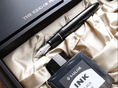 Bút Máy Sailor King of Pens Ebonite Black Silver