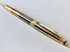 Bút Dạ Bi Montblanc Meisterstück Solitaire Gold & Black Classique MB35982