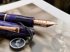 Bút Mực Leonardo Officina Italiana Furore Purple Rose Gold