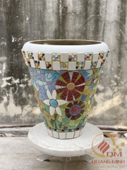 Chậu gốm hoa mặt trời