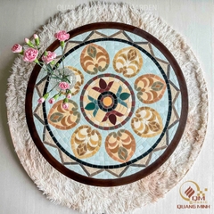 Bàn trà, cafe bằng Gốm Mosaic - Họa tiết Diệp Đề