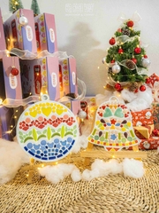 Bộ kit tự làm tranh khảm gốm Chuông Giáng Sinh
