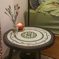 Bàn trà, cafe bằng Gốm Mosaic - Họa tiết Thanh Diệp