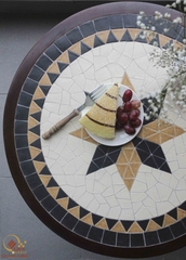 Bàn trà, cafe bằng Gốm Mosaic - Họa tiết Tóc Tiên