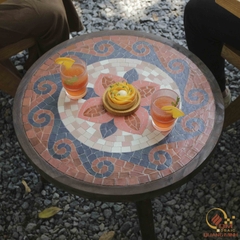 Bàn trà, cafe bằng Gốm Mosaic - Họa tiết Yên Lãng