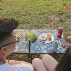 Bàn trà, cafe bằng Gốm Mosaic - Họa tiết Yên Lam