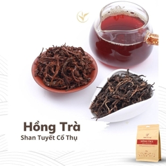 Hồng Trà Shan Tuyết Cổ Thụ 1 tôm 2 lá - Túi 200gram (Nguyên liệu pha chế)