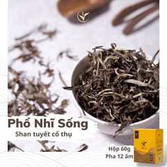 Trà Phổ Nhĩ Sống Rời (Hoàng Trà Shan Tuyết) Hảo hạng Hộp 60g