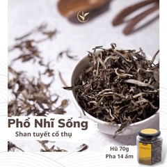 Trà Phổ Nhĩ Sống Rời (Hoàng Trà Shan Tuyết) Hũ Thủy Tinh 70g