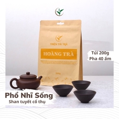 Hoàng Trà Shan Tuyết Cổ Thụ (Phổ Nhĩ Sống Rời) Túi 200g