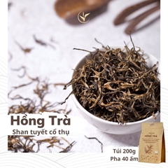 Hồng Trà Shan Tuyết Cổ Thụ 1 tôm 1 lá - Túi 200gram tiêu dùng