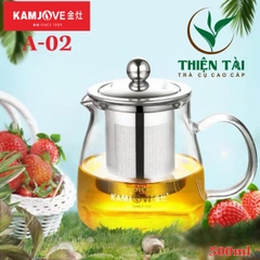 Ấm Pha Trà Thủy Tinh Kamjove A-02 (500ml)