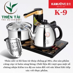 Bộ Ấm Điện Bàn Trà Thông Minh Kamjove K9
