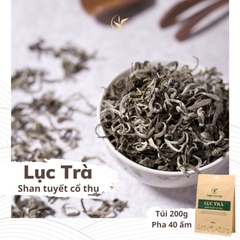 Lục Trà Shan Tuyết Cổ Thụ 1 tôm 1 lá -Túi 200gram tiêu dùng