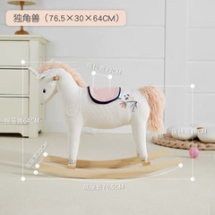 Ghế gỗ bập bênh trẻ em cao cấp | Baby Rocking Chair