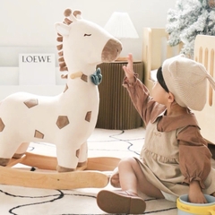 Ghế gỗ bập bênh trẻ em cao cấp | Baby Rocking Chair