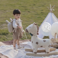 Ghế gỗ bập bênh trẻ em cao cấp | Baby Rocking Chair