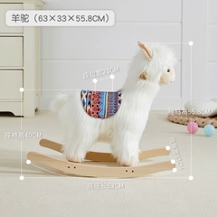 Ghế gỗ bập bênh trẻ em cao cấp | Baby Rocking Chair