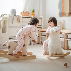 Ghế gỗ bập bênh trẻ em cao cấp | Baby Rocking Chair