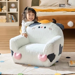 Ghế bò sữa cho trẻ em, lông mềm cao cấp | Dairy Cow Chair