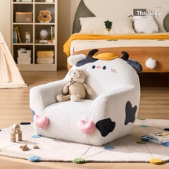 Ghế bò sữa cho trẻ em, lông mềm cao cấp | Dairy Cow Chair