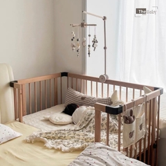 Bộ nôi cũi Faroro gỗ sồi nhập khẩu cao cấp / Faroro Crib