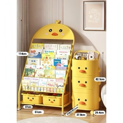 Kệ sách Vịt vàng nhập khẩu cao cấp / Yellow Duck Bookshelf